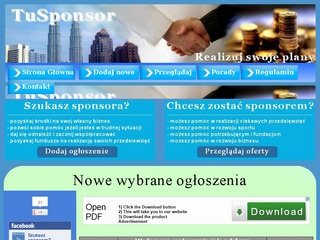 Podgląd tusponsor.pl