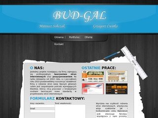 Podgląd portfolio.budgal.pl