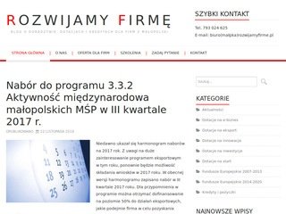 Podgląd rozwijamyfirme.pl