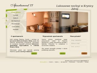 Podgląd apartament77.pl