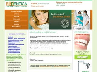 Podgląd biodentica.pl