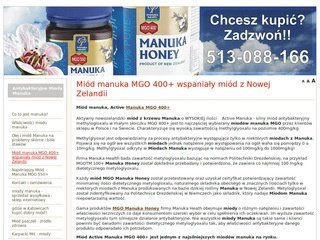 Podgląd miodmanuka.com