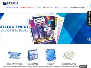 Podgląd drukarniasprint.com.pl