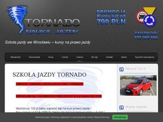 Podgląd naukajazdytornado.pl