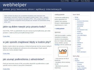 Podgląd webhelper.pl