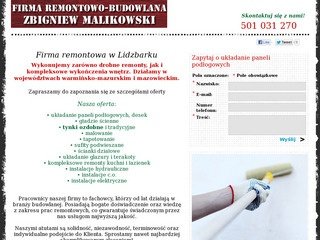 Podgląd uslugiremontowelidzbark.pl