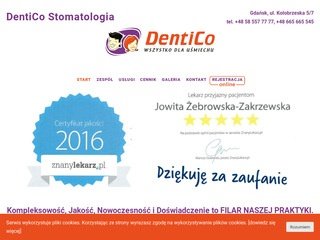 Podgląd dentico.eu