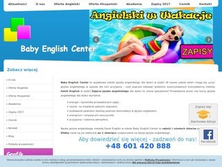 Podgląd babyenglishcenter.pl