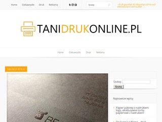 Podgląd tanidrukonline.pl