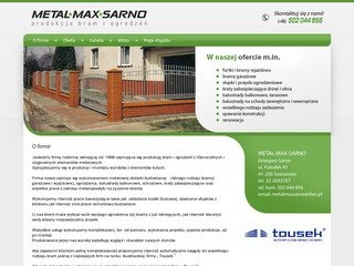 Podgląd metal-max-sarno.pl