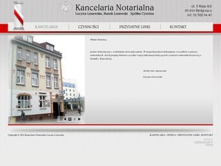 Podgląd notariuszlissewska.pl