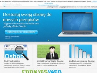 Podgląd cookiesinfo.com