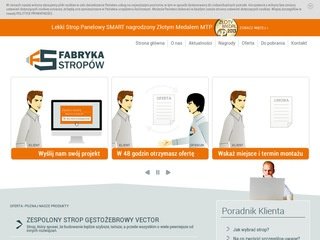 Podgląd fabrykastropow.pl