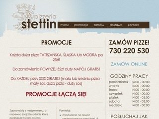 Podgląd pizzeriastettin.pl