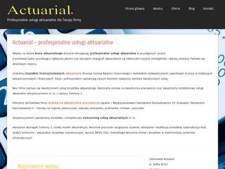 Podgląd actuarial.com.pl