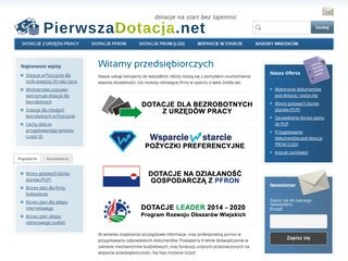 Podgląd pierwszadotacja.net