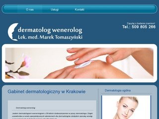 Miniaturka dermatologtomaszynskikrakow.pl