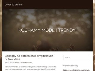 Podgląd lovestocreate.pl