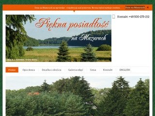 Podgląd dom-mazury.com.pl