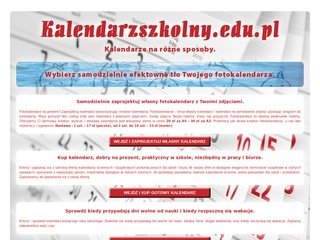 Podgląd kalendarzszkolny.edu.pl