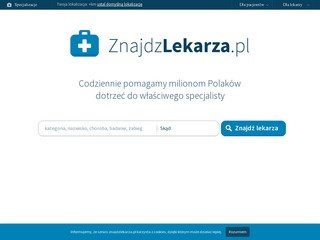 Podgląd znajdzlekarza.pl