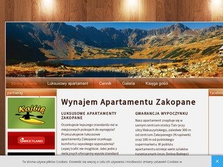 Podgląd apartamencikzakopane.pl