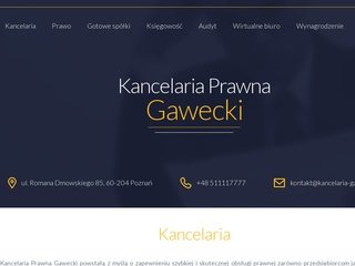 Podgląd kancelaria-gawecki.pl