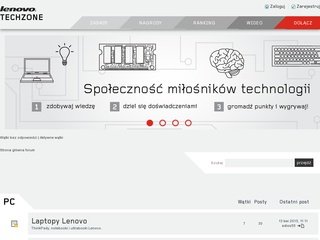 Podgląd lenovotechzone.pl