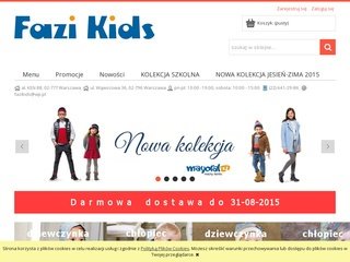 Podgląd fazikids.pl