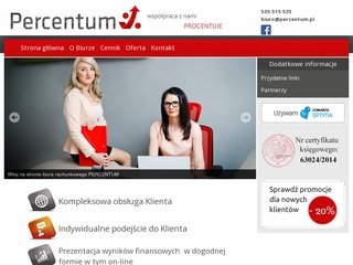 Podgląd percentum.pl