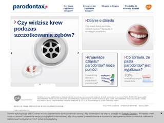 Podgląd parodontax.pl