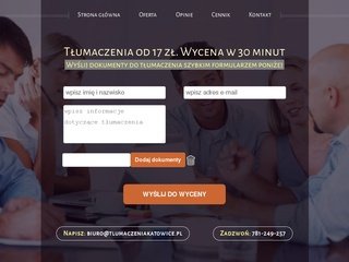 Podgląd tlumaczeniakatowice.pl