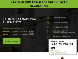 Podgląd kalibracja-alkomatu.info