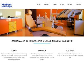 Podgląd mat-dent.com.pl