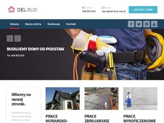 Podgląd del-bud.com.pl